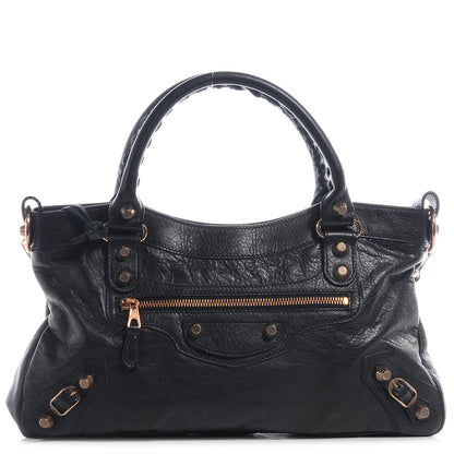 Balenciaga Agneau Giant 12 Rose Gold Hardware First Black 1 of 11