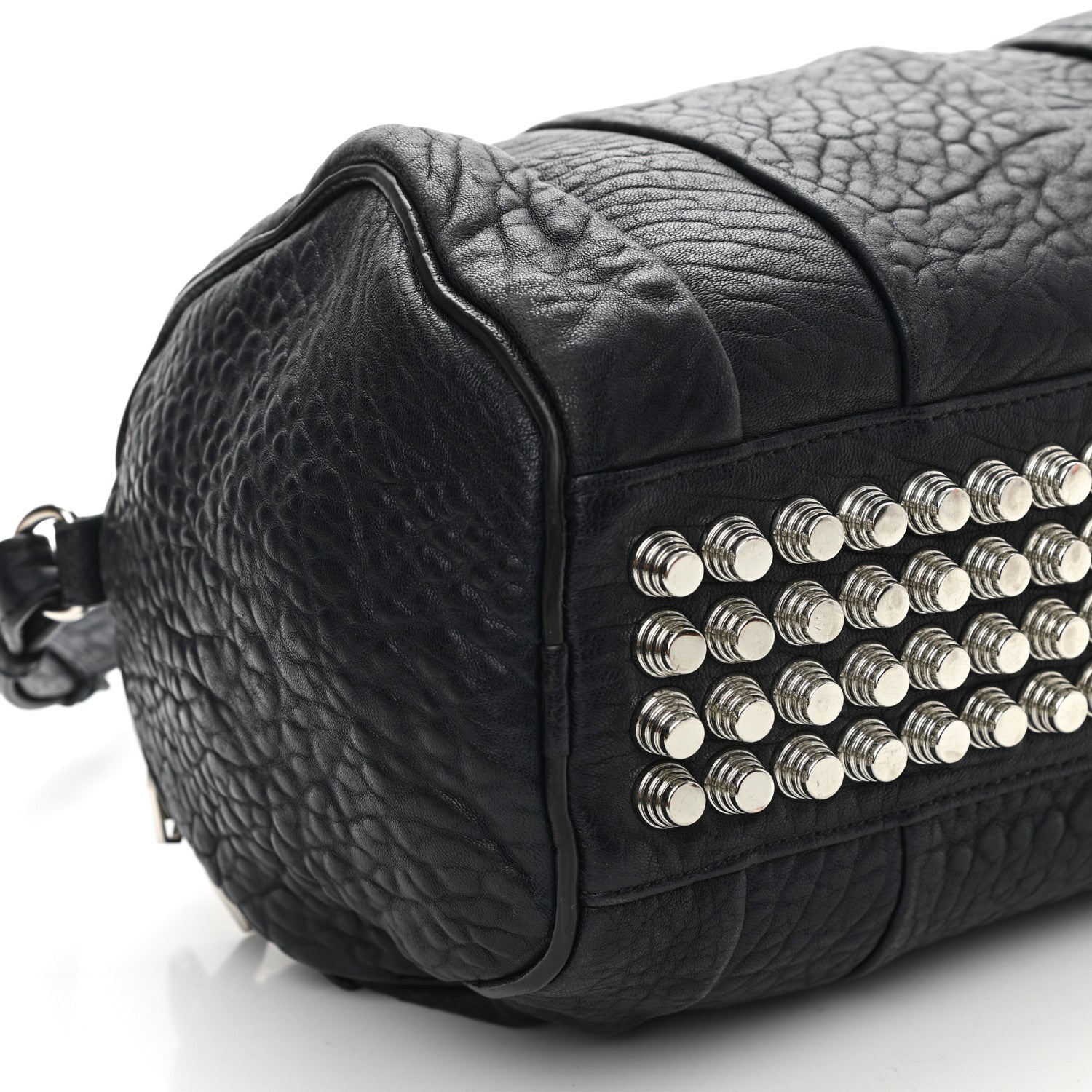 Alexander Wang Pebbled Lambskin Rockie Navy Rhodium Hardware 8 of 11