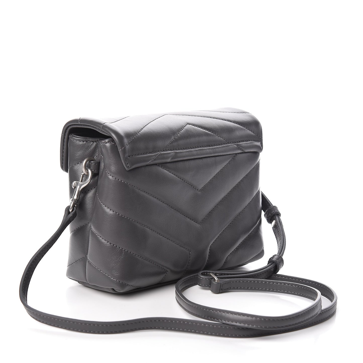 Calfskin Y Quilted Monogram Toy Loulou Crossbody Bag Storm