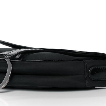 Christian Dior Nylon Saddle Bag Black 8 of 11