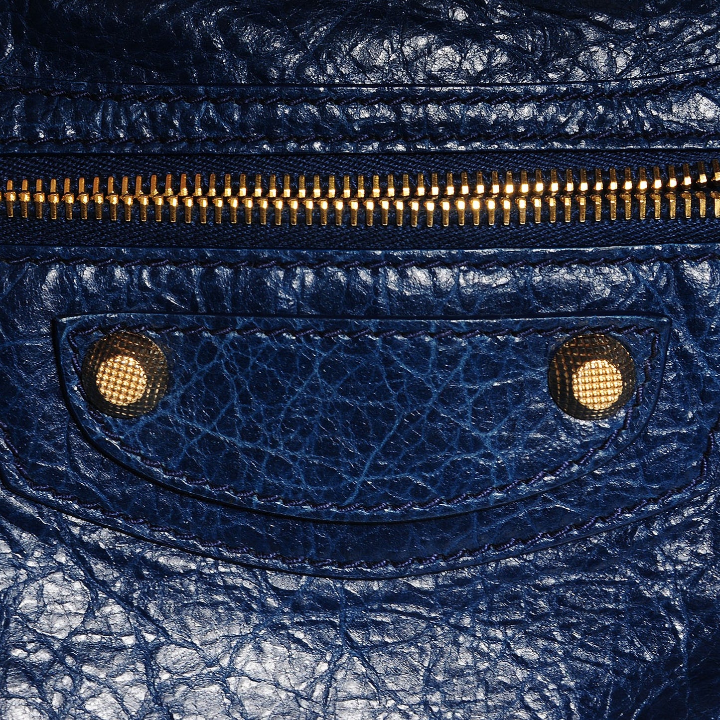 Agneau Giant 12 Gold Hardware Town Bleu Mineral
