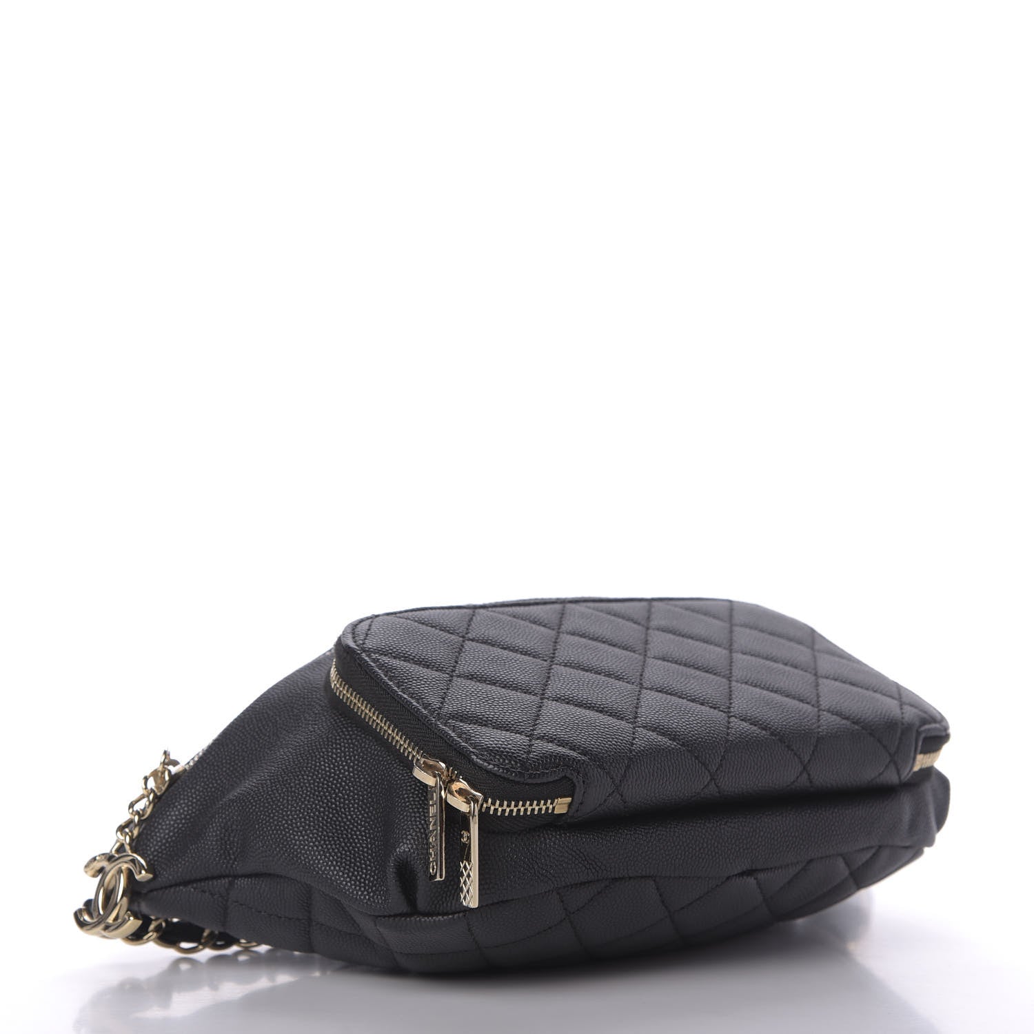 Chanel Caviar Quilted Business Affinity Waist Belt Bag Black 4 of 9