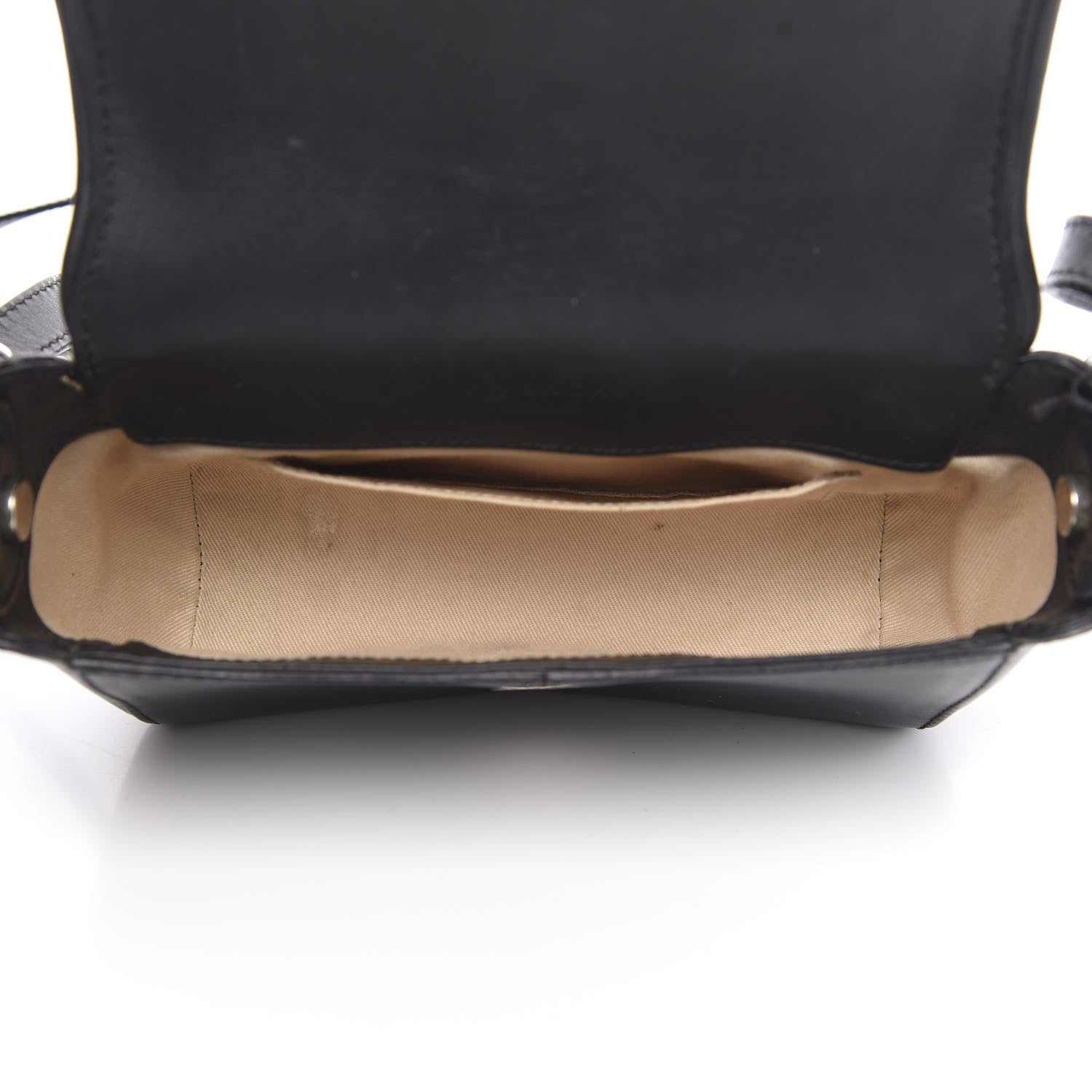 Givenchy Lambskin Obsedia Shoulder Bag Beige Black 5 of 17