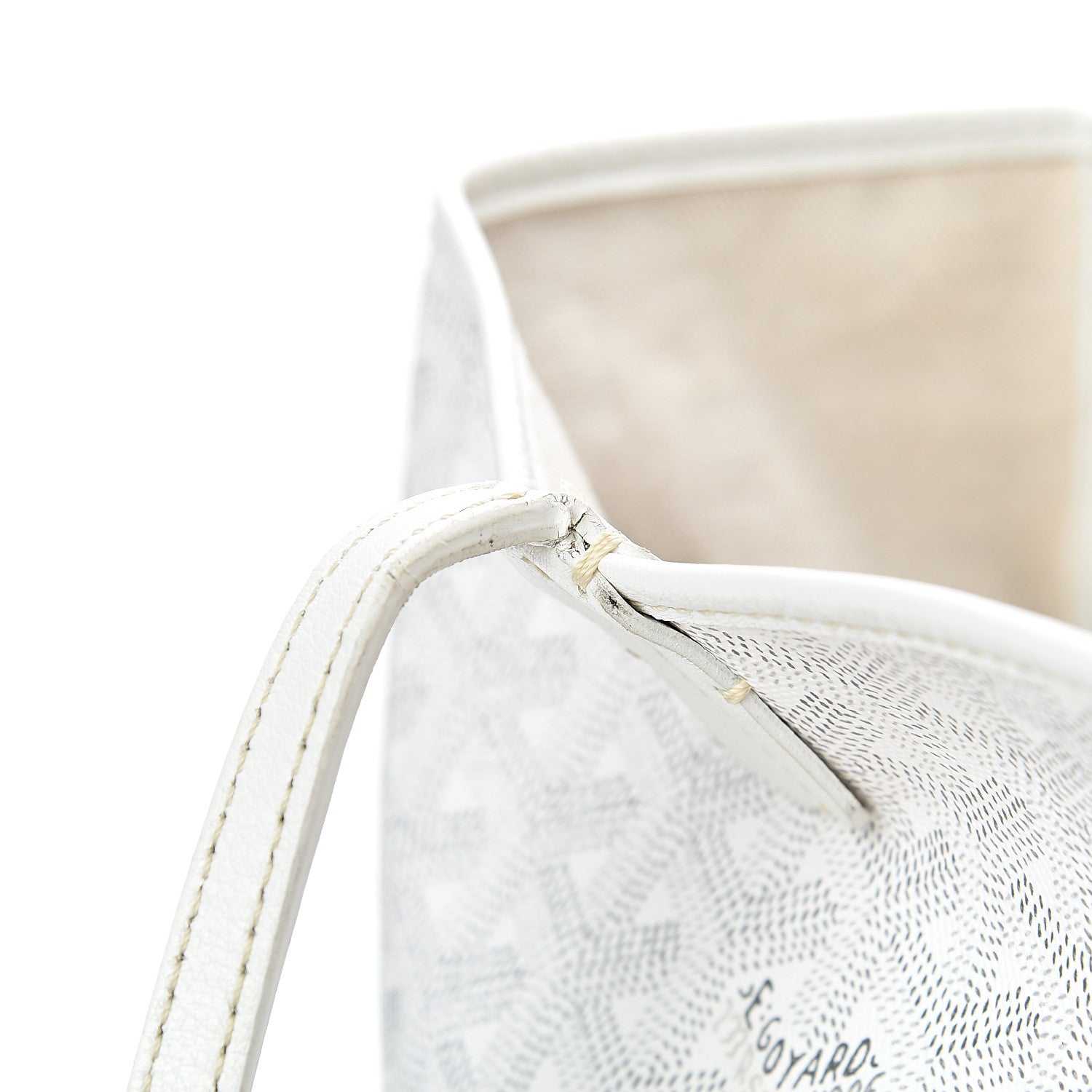 Goyard Goyardine Saint Louis GM White 16 of 18