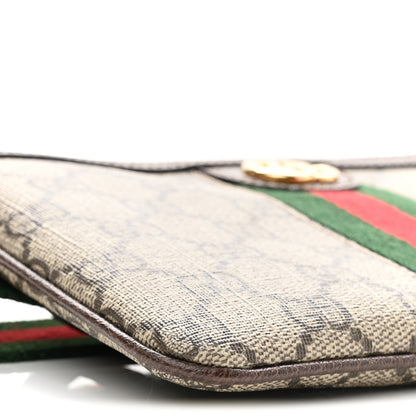 Gucci GG Supreme Monogram Web Ophidia Utility Belt Bag 75 30 Beige Ebony New Acero 10 of 11