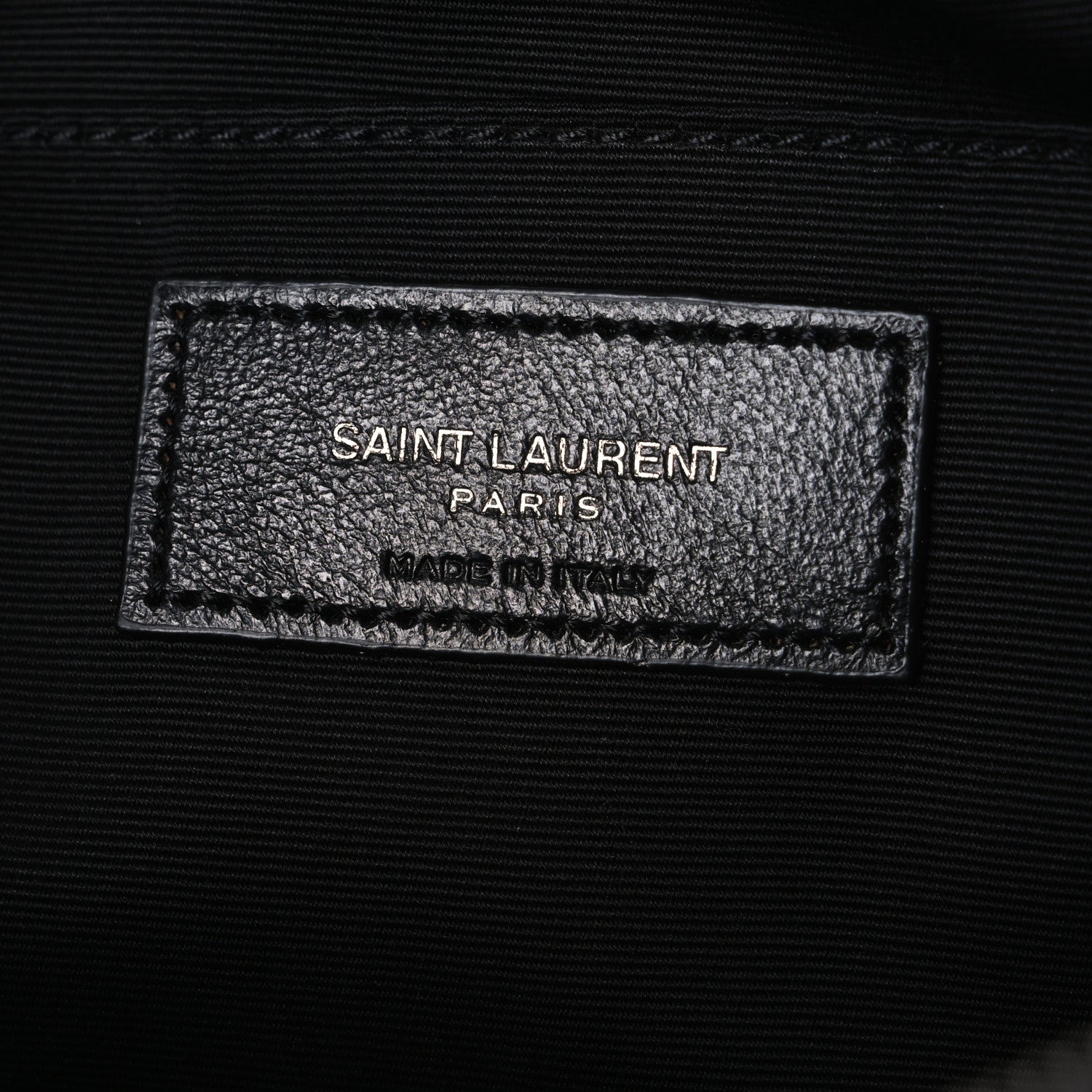 Saint Laurent Calfskin Matelasse Monogram Lou Camera Bag Black 6 of 11