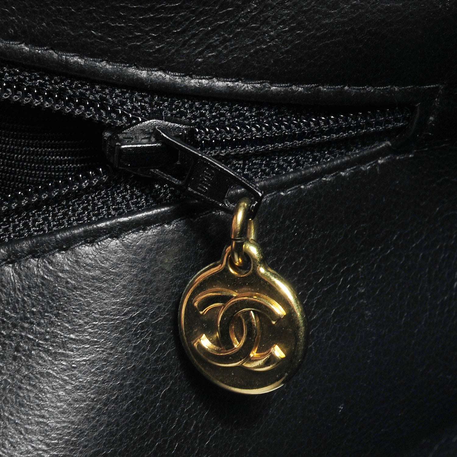 Chanel Lambskin Quilted Shoulder Bag Black 5 of 10
