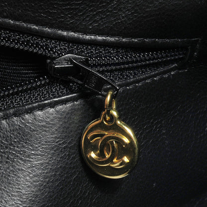 Chanel Lambskin Quilted Shoulder Bag Black 5 of 10