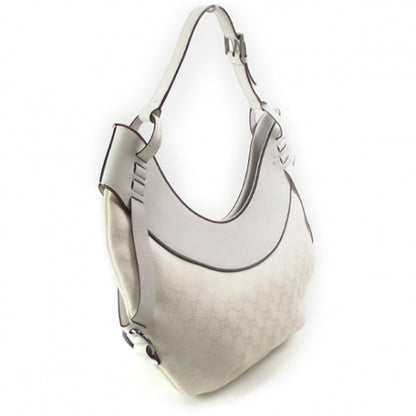 Gucci Monogram Half Moon Hobo White 3 of 12