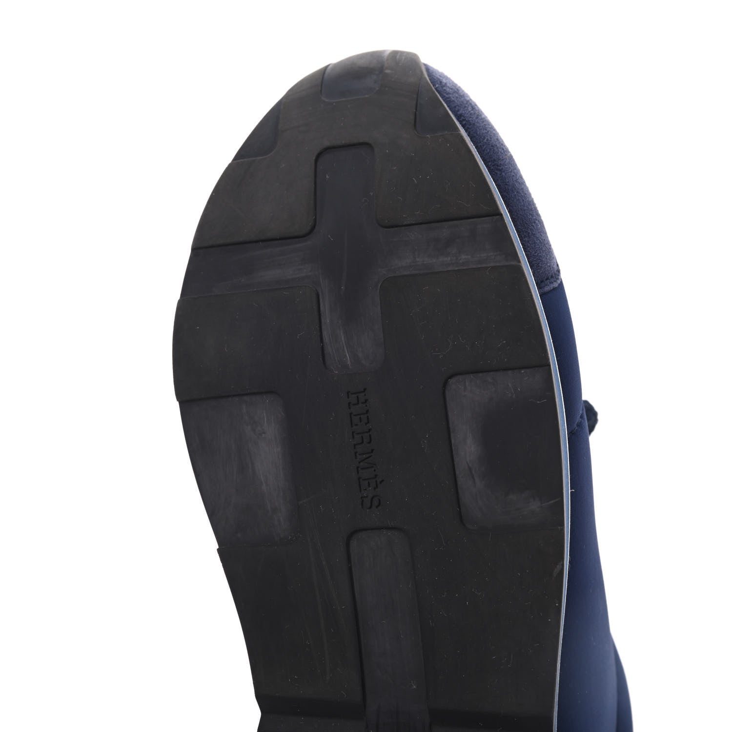 Hermes Technical Canvas Miles Sneakers 38 Marine Black 15 of 23