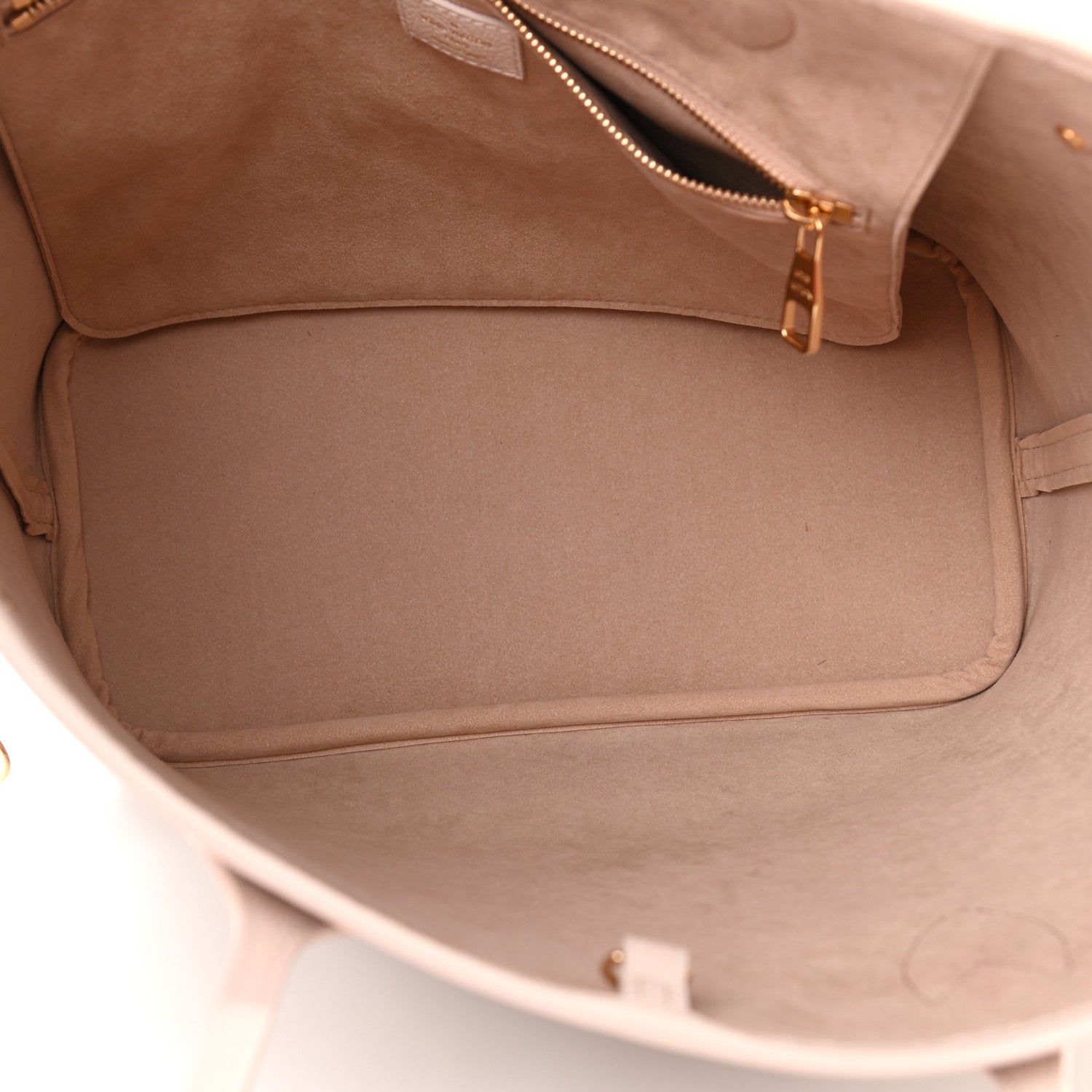 Louis Vuitton Empreinte Monogram Spring In The City Neverfull MM Kaki Beige Cream 6 of 10