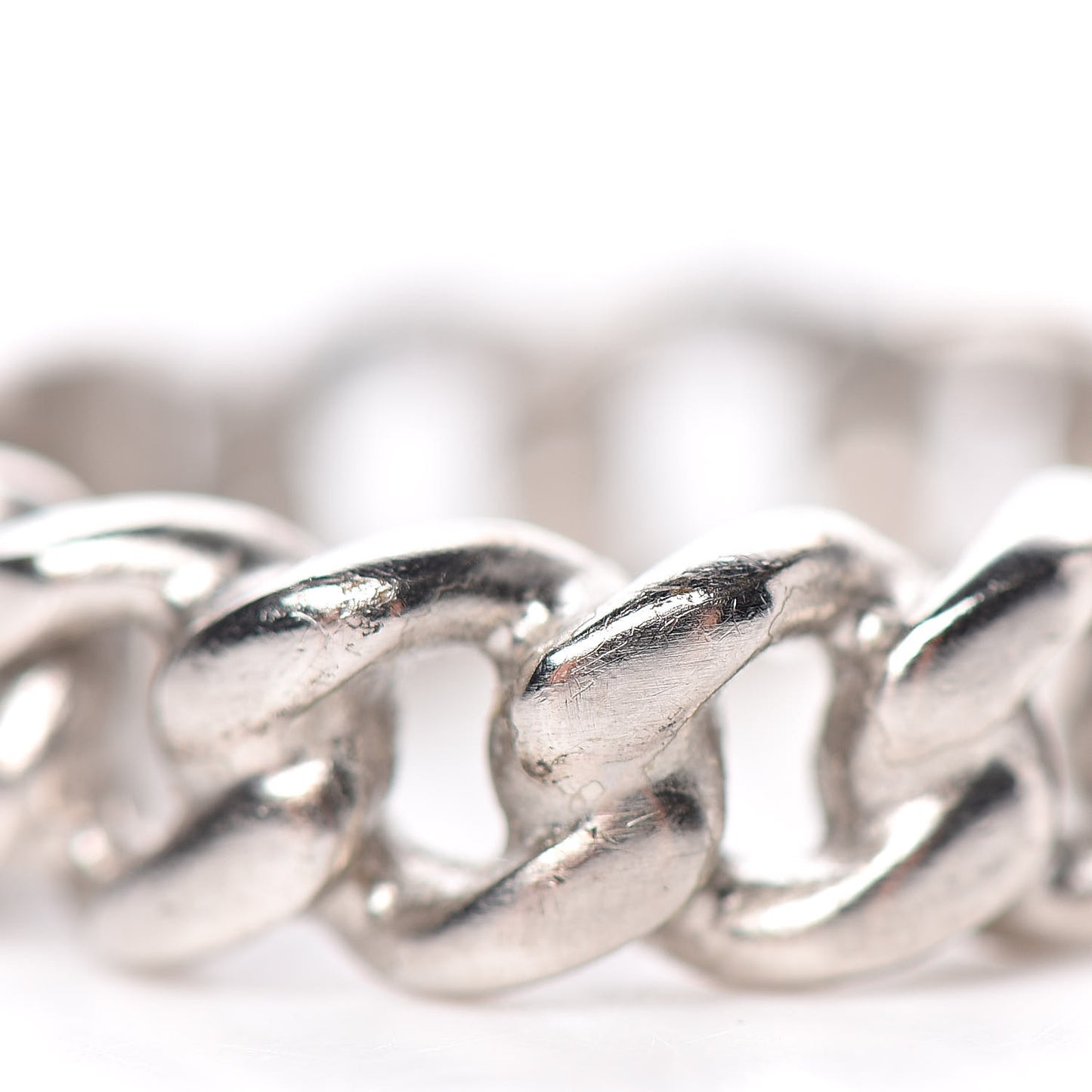 Chain CC Ring 6 Silver