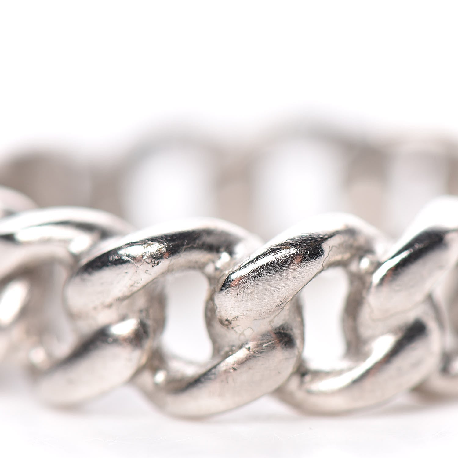 Chanel Chain CC Ring 6 Silver 5 of 5