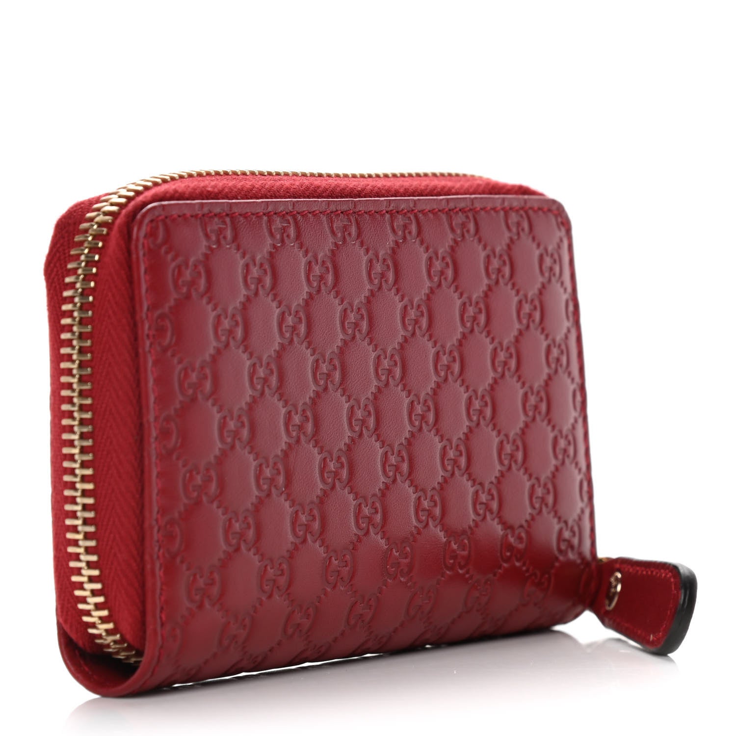 Gucci Microguccissima Zip Around Card Case Red 2 of 7