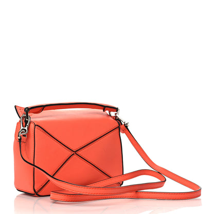 Loewe Calfskin Mini Puzzle Bag Orange 2 of 5
