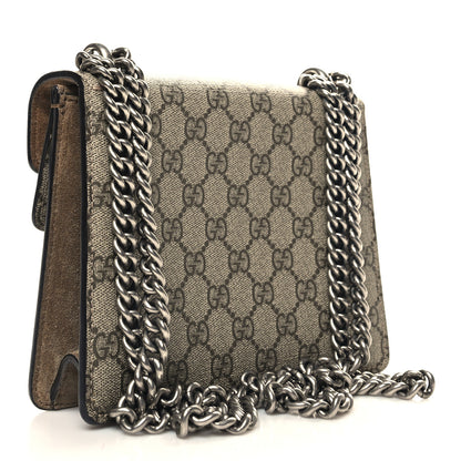 Gucci GG Supreme Monogram Mini Dionysus Shoulder Bag Taupe 2 of 12