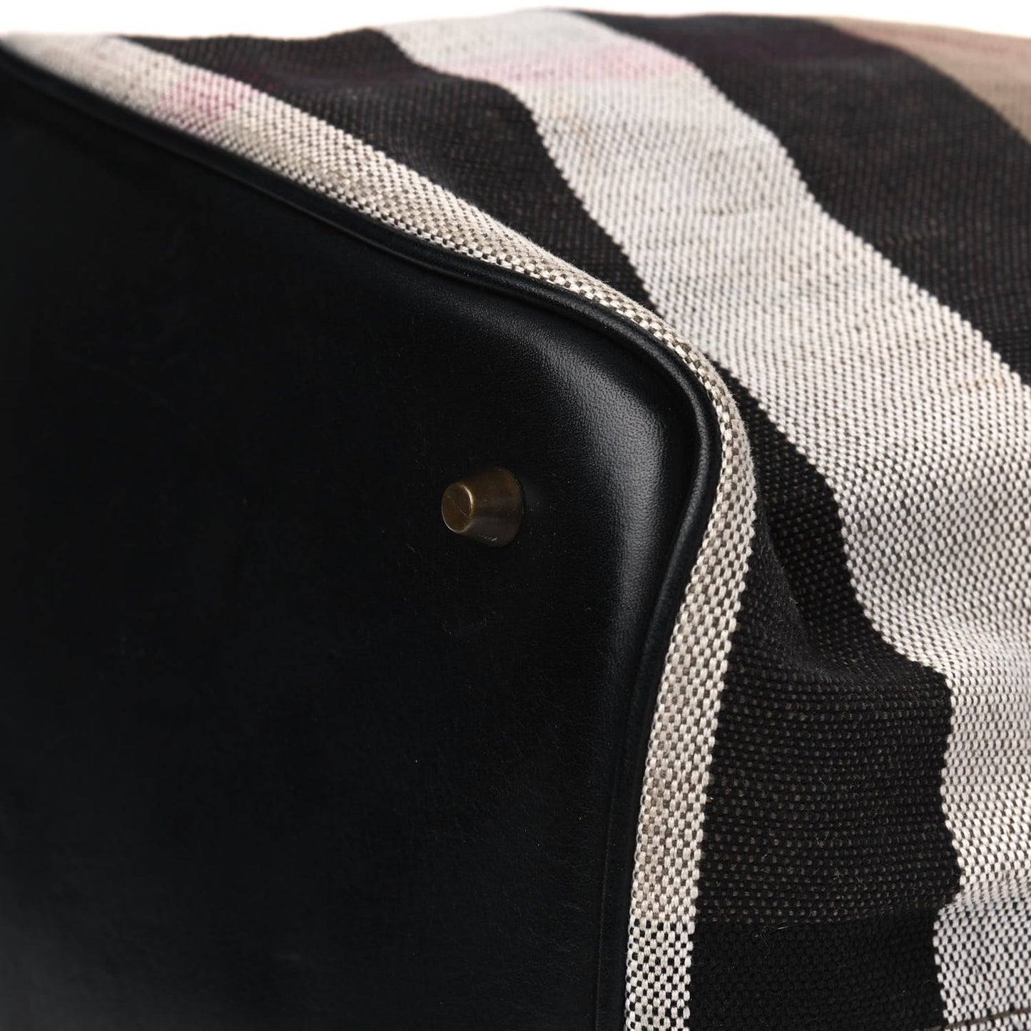 Canvas Mega Check Medium Ashby Hobo Black