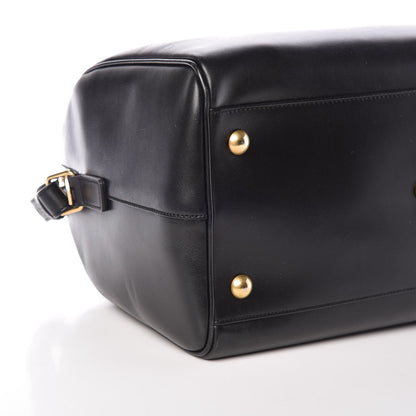 Saint Laurent Calfskin Classic Duffle 6 Black 5 of 19