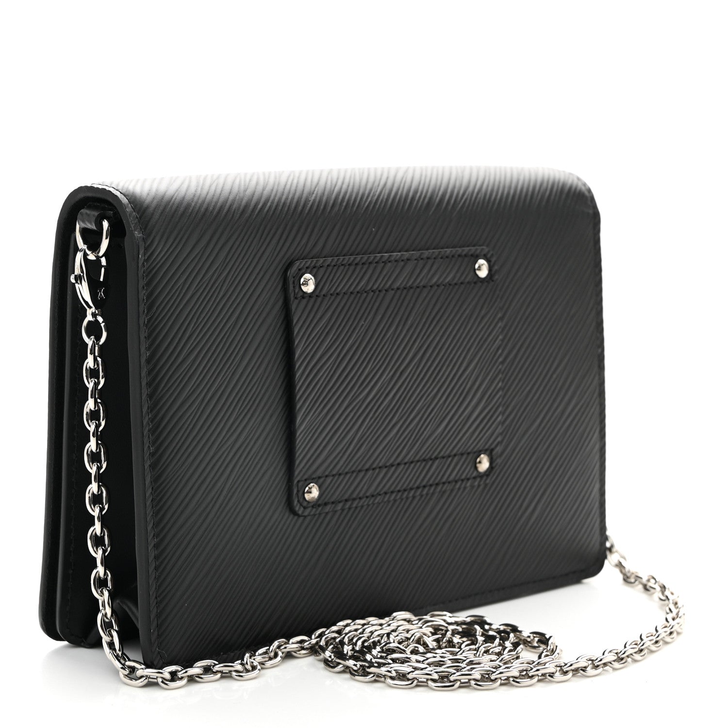 Louis Vuitton Epi Twist Belt Chain Wallet Black 3 of 10