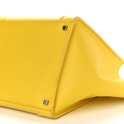 Celine Grained Calfskin Medium Phantom Luggage Yellow 6 of 16