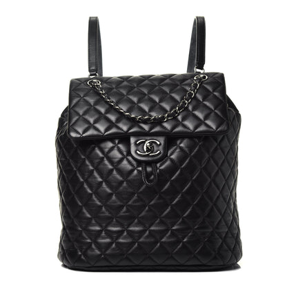 Chanel Lambskin Quilted Large Urban Spirit Backpack Black 1 of 9