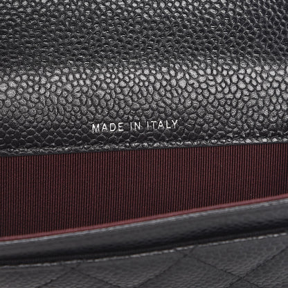 Chanel Caviar Quilted Flap Card Holder Black 7 of 9