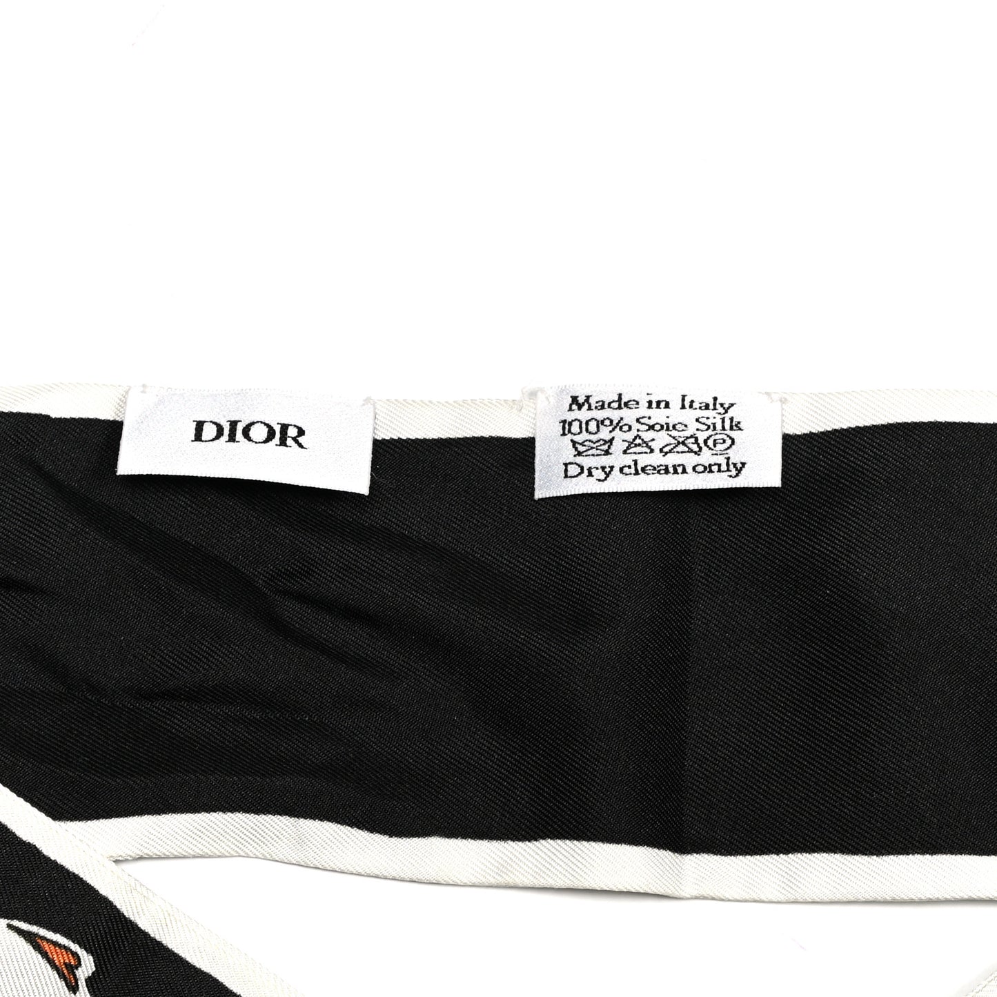 Silk ABCDIOR "H" Mitzah Scarf Black