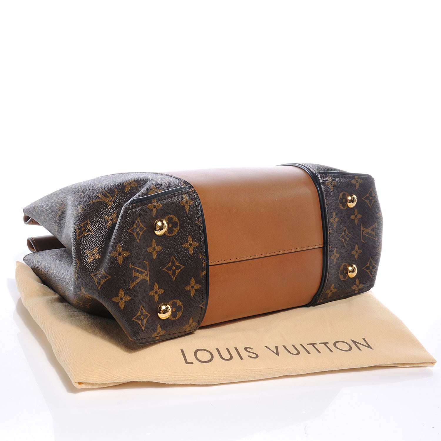 Louis Vuitton Monogram Cuir Orfevre Tote W PM Noisette 4 of 8