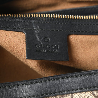 Gucci GG Supreme Monogram Medium Padlock Tote Black 6 of 10