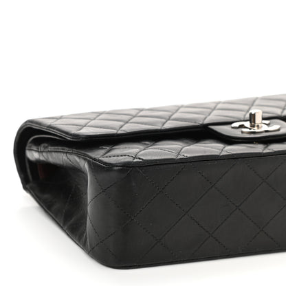 Chanel Lambskin Quilted Medium Double Flap Black 9 of 11