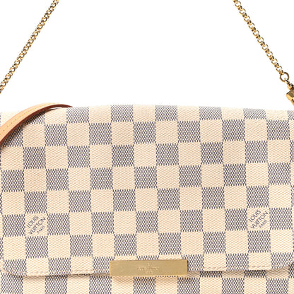 Louis Vuitton Damier Azur Favorite MM 7 of 9