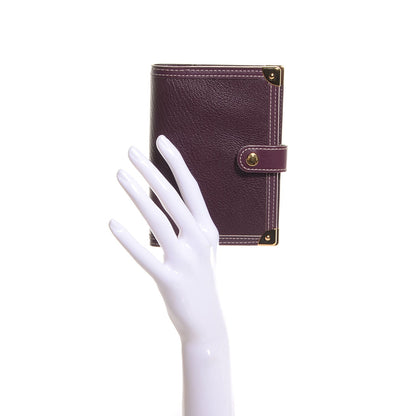 Louis Vuitton Suhali Small Ring Agenda Prune 2 of 8
