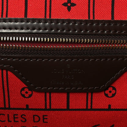 Louis Vuitton Damier Ebene Neverfull MM 6 of 10