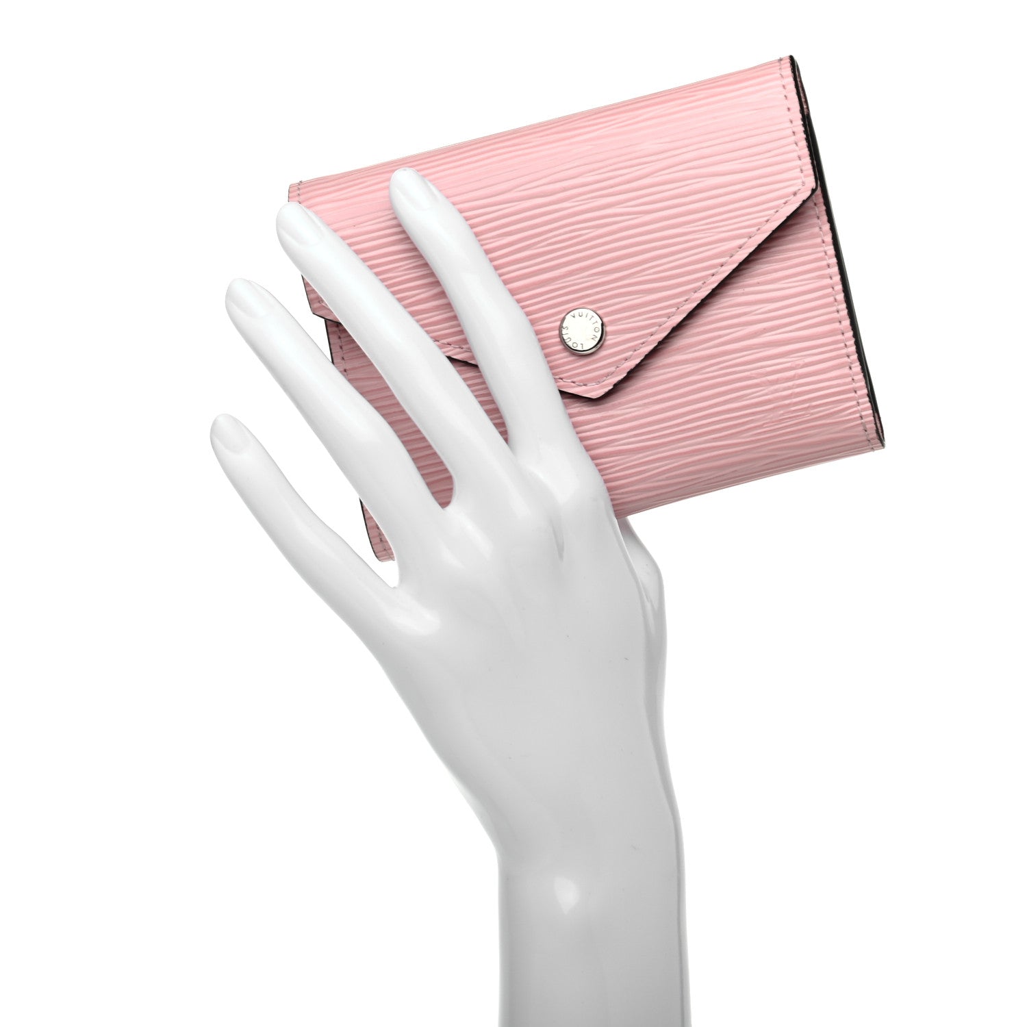 Louis Vuitton Epi Victorine Wallet Rose Ballerine 2 of 8