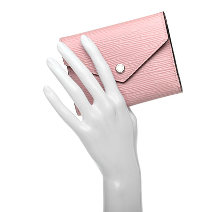Louis Vuitton Epi Victorine Wallet Rose Ballerine 2 of 8