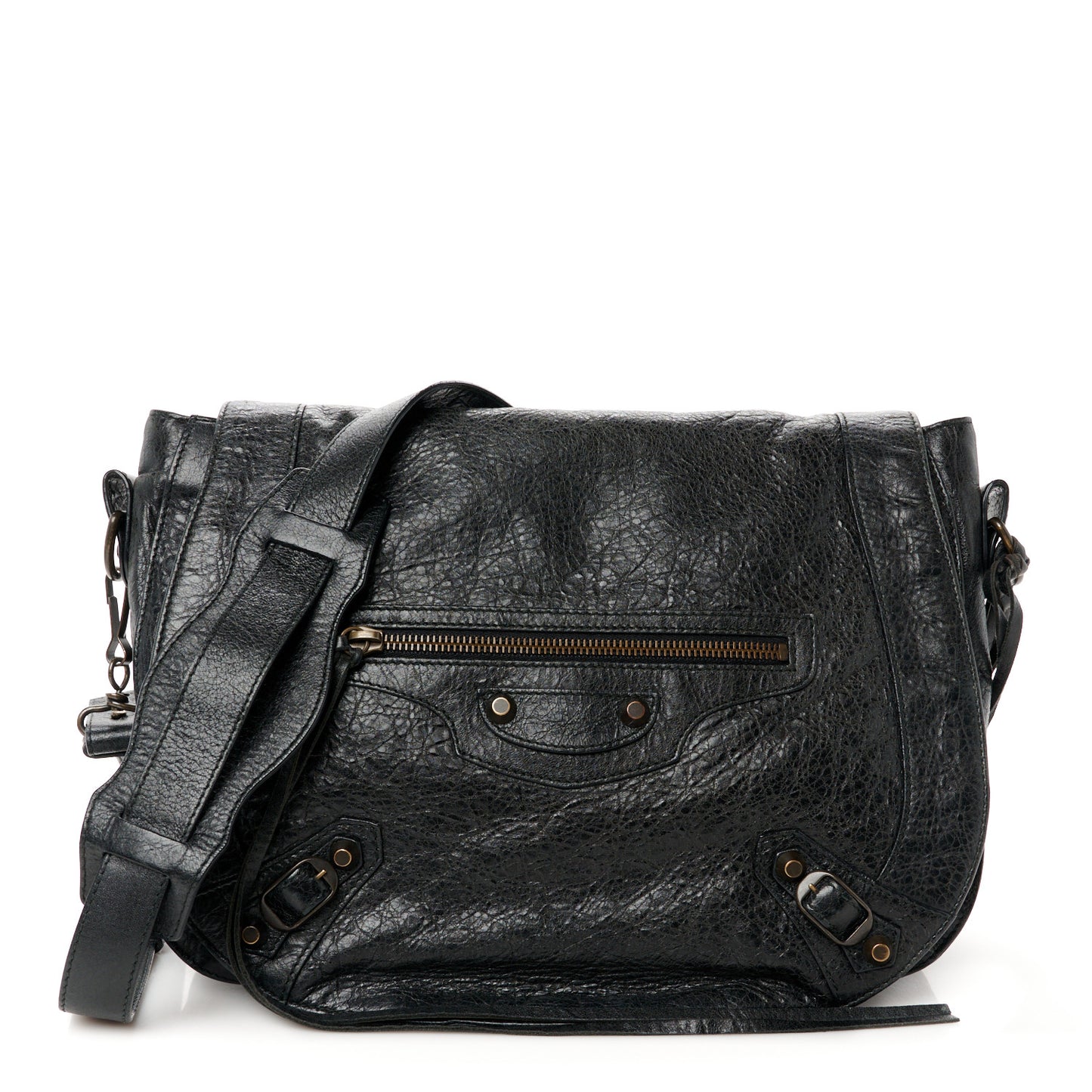 Agneau Classic Hardware Neo Folk Messenger Black
