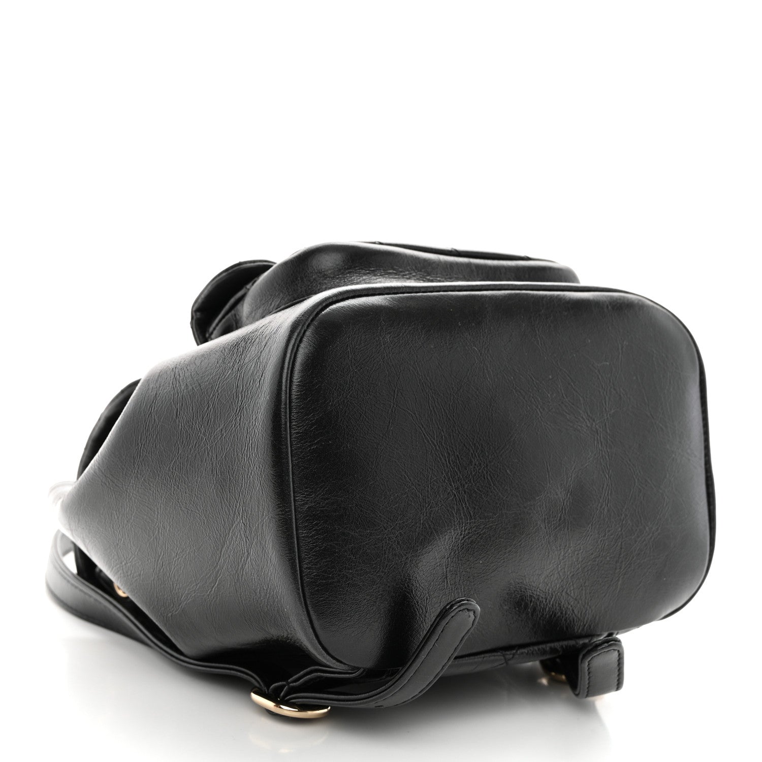 Chanel Lambskin Quilted Small Duma Drawstring Backpack Black 4 of 10