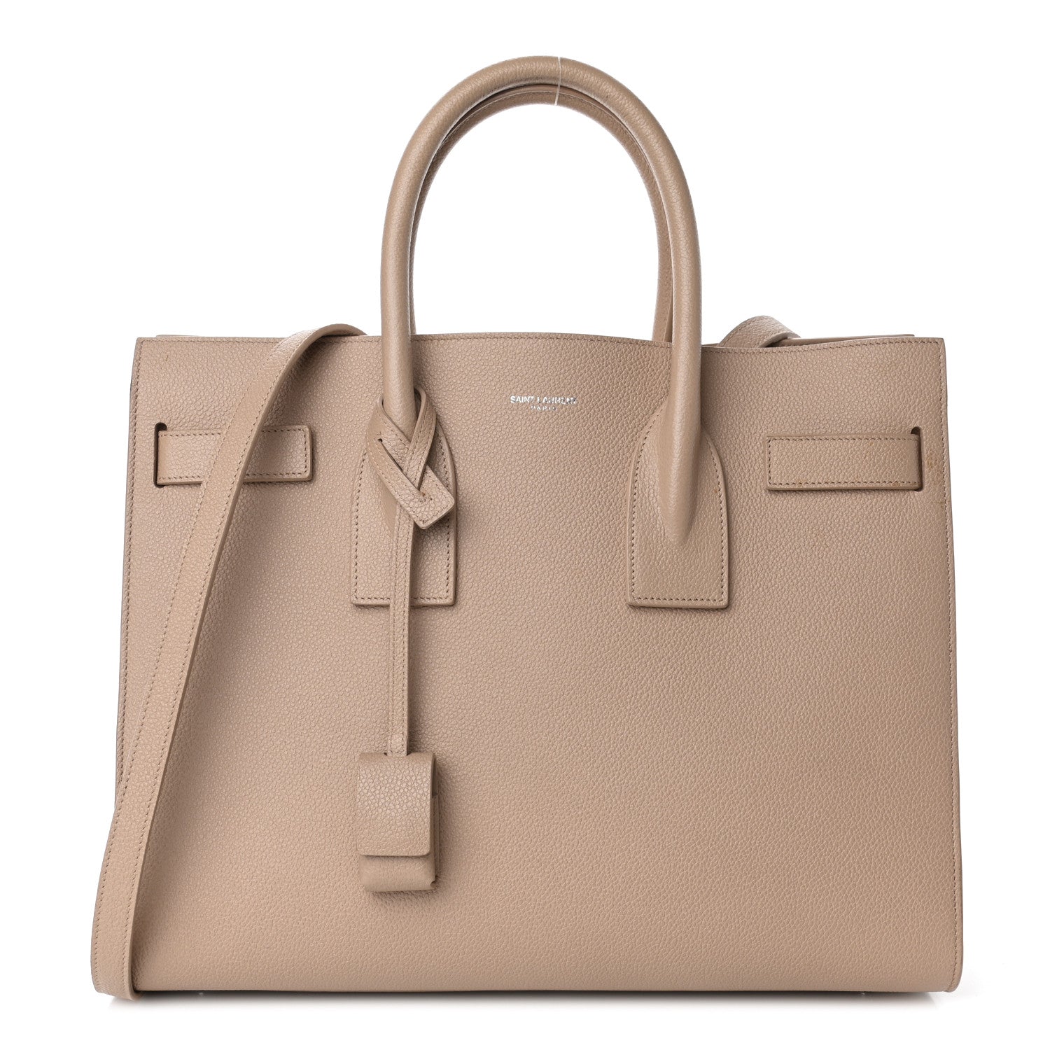 Saint Laurent Grained Calfskin Small Sac De Jour Nude Powder 1 of 4