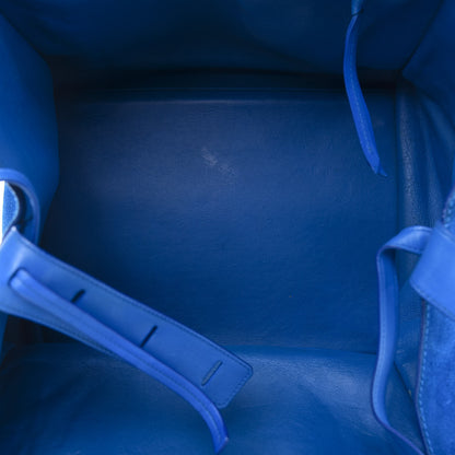 Celine Suede Medium Phantom Luggage Royal Blue 5 of 19