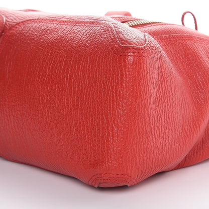 3.1 Phillip Lim 3.1 Textured Calfskin Large Pashli Satchel Red 9 of 9