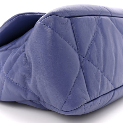 Chanel Lambskin Quilted Large Chanel 19 Flap Purple 9 of 11