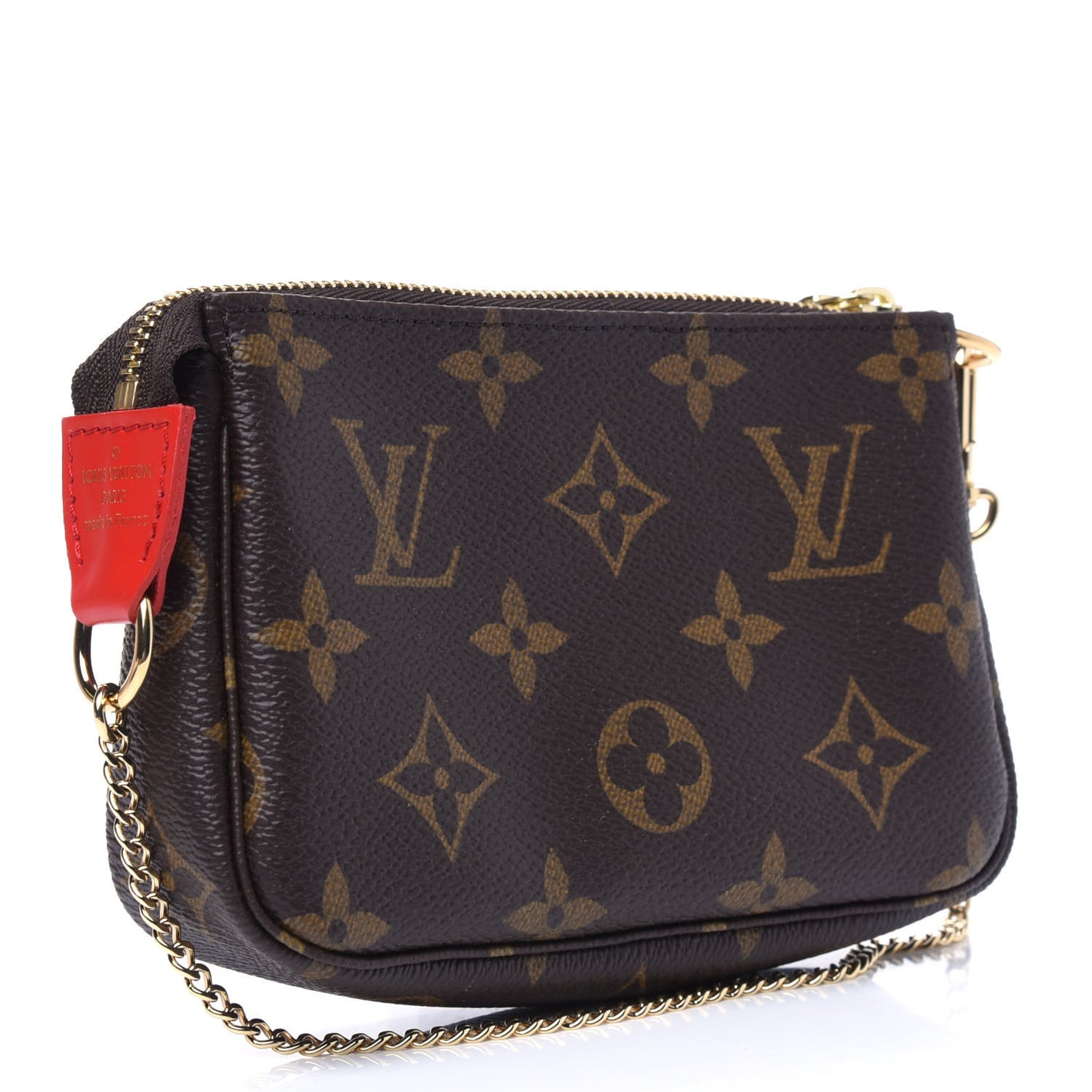 Monogram 2020 Christmas Animation Bumper Cars Mini Pochette Accessories Coquelicot