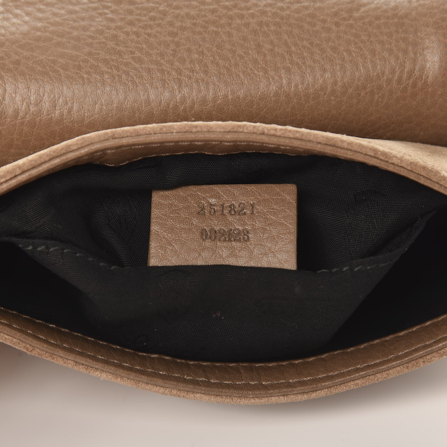 Gucci Suede Cudu Small 1973 Chain Shoulder Bag Marron Glace 7 of 11