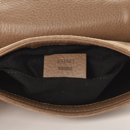 Gucci Suede Cudu Small 1973 Chain Shoulder Bag Marron Glace 7 of 11