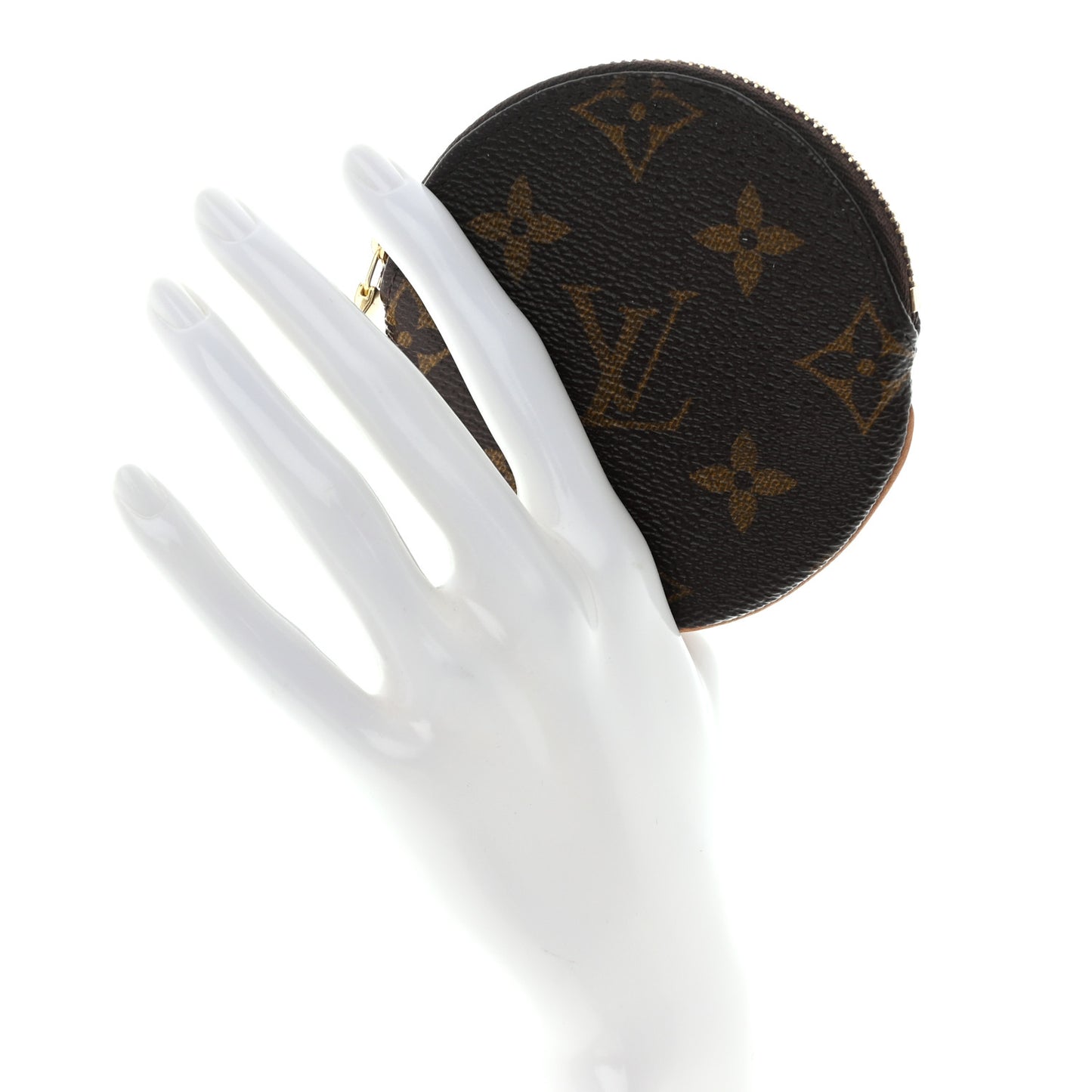 Monogram Round Coin Purse
