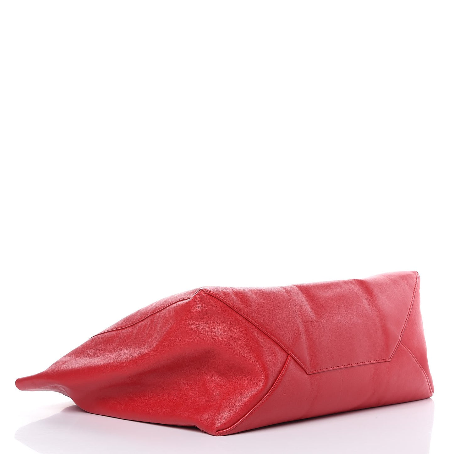 Lambskin Horizontal Cabas Magenta