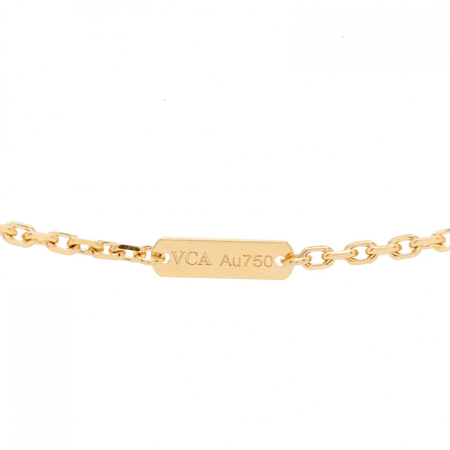Van Cleef & Arpels 18K Yellow Gold Carnelian Magic Alhambra Long Necklace 5 of 7