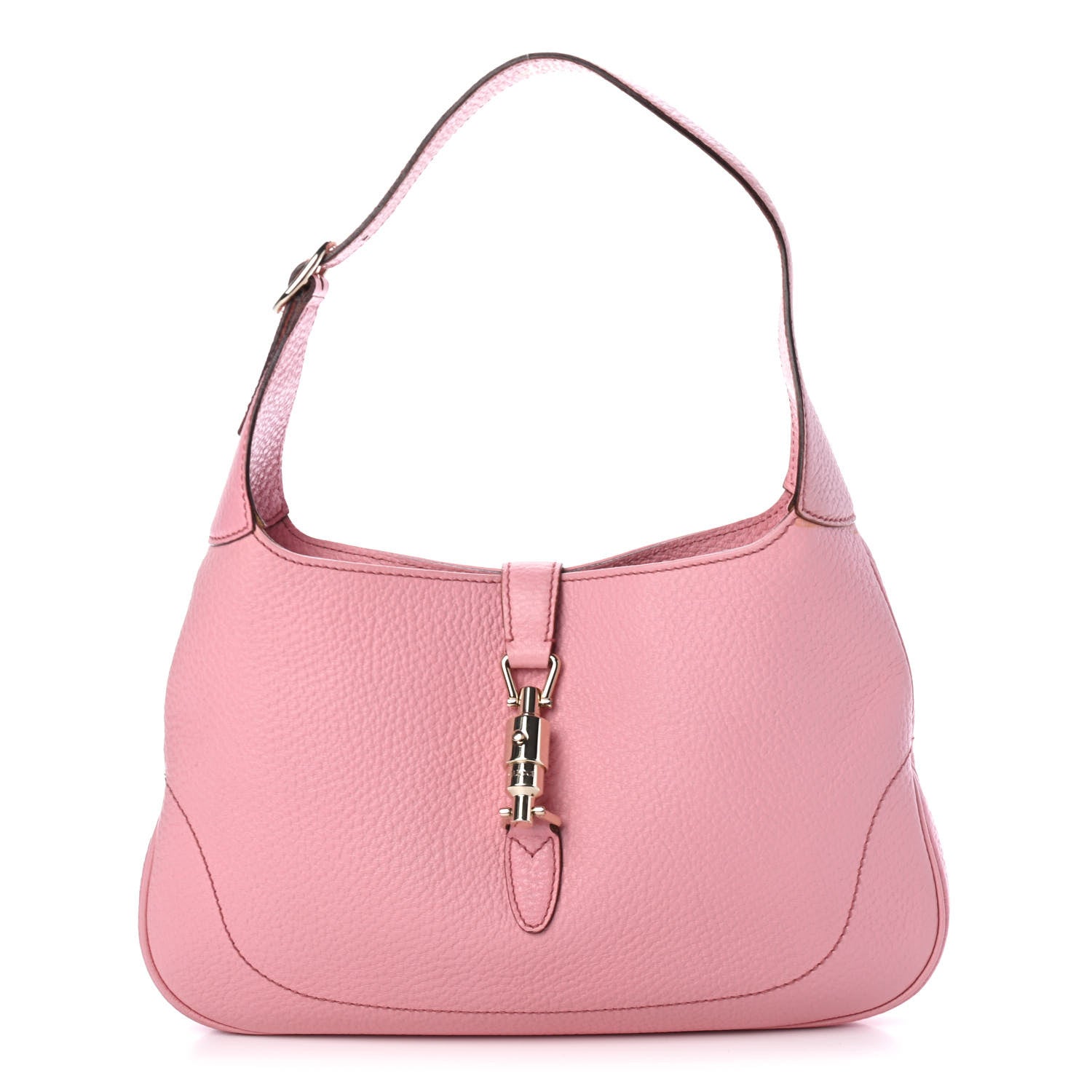 Gucci Calfskin Small Jackie O Hobo Pink 1 of 4