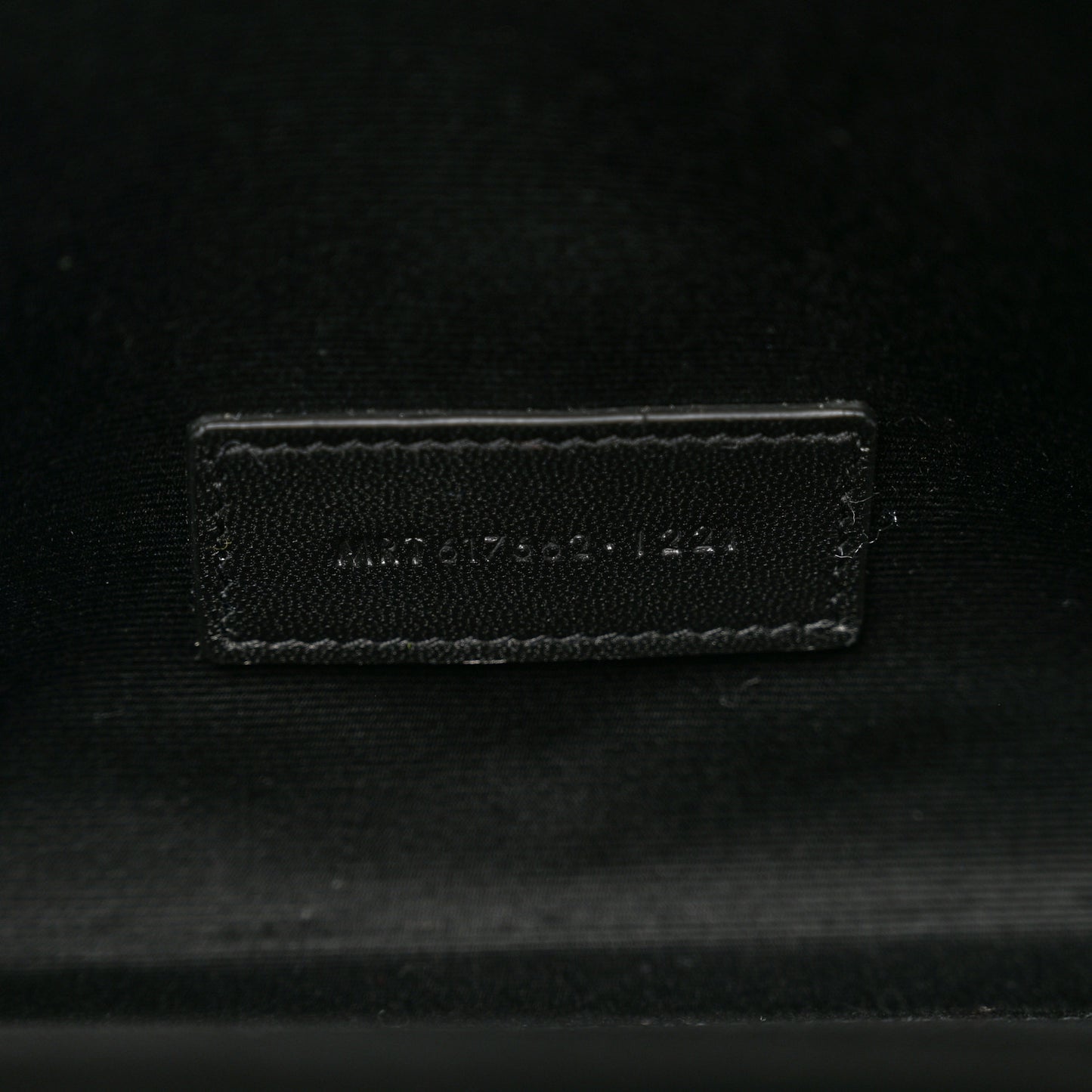 Grain De Poudre Matelasse Chevron Monogram Envelope Clutch Dark Beige