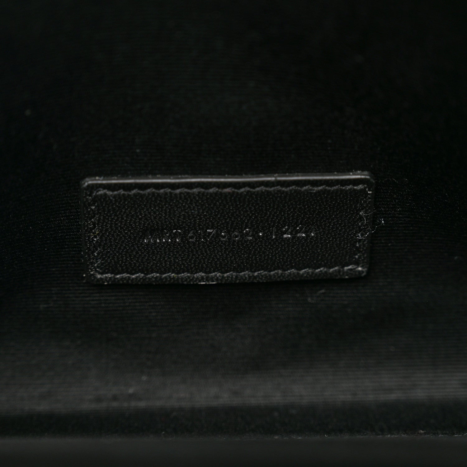 Saint Laurent Grain De Poudre Matelasse Chevron Monogram Envelope Clutch Dark Beige 8 of 9
